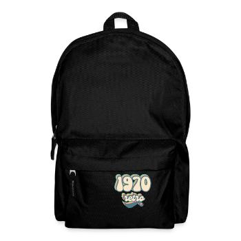 Retro-Geschenkidee aus den 1970er Jahren - Rucksack - Schwarz - Vorne