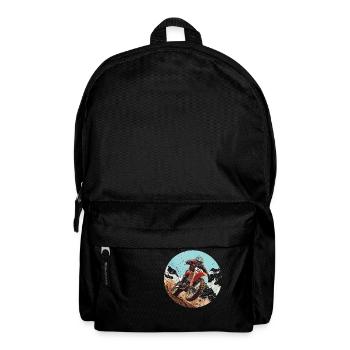 Erleben Sie den Motocross-Rausch hautnah - Rucksack - Schwarz - Vorne