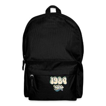 1984 Retro Geschenkidee - Rucksack - Schwarz - Vorne