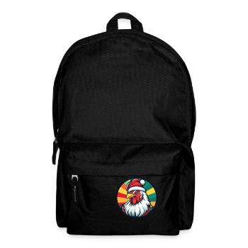 Hahn Weihnachten Tier - Rucksack - Schwarz - Vorne
