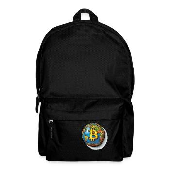 Bitcoin Global: Die Währung ohne Grenzen! - Rucksack - Schwarz - Vorne