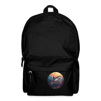 Majestät der Meere: Der König der Tiefen! - Rucksack - Schwarz - Vorne