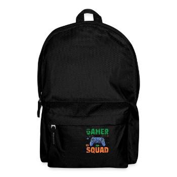 Gamer-Kader - Rucksack - Schwarz - Vorne
