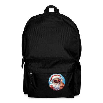 Le Père Noël dit : Préparez-vous pour Noël ! - Sac à dos - noir - Devant