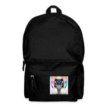 Totenkopf hell - Rucksack - Schwarz - Vorne