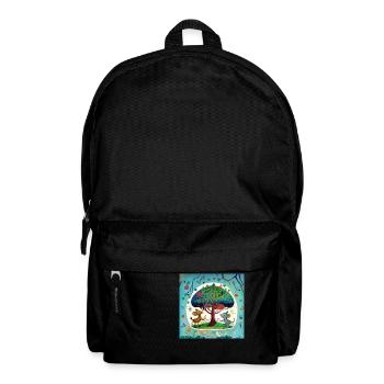Der Baum des Lebens - Rucksack - Schwarz - Vorne