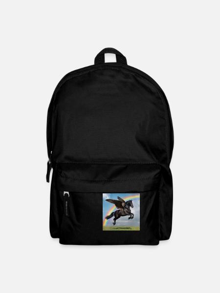 Rainbow Pegasus - Rucksack - Schwarz