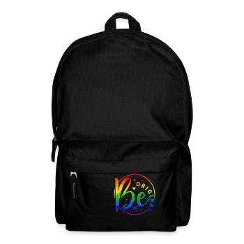 Be original vector design symbol retro quote label - Backpack - black - Front