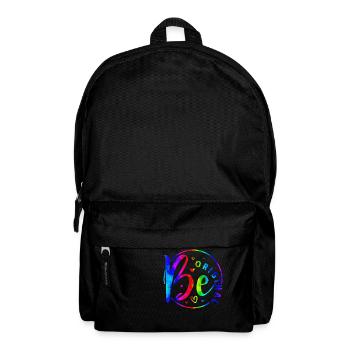 Be original vector design symbol retro quote label - Backpack - black - Front
