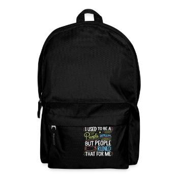 Introvert with a dry sense of humor - Backpack - black - Front