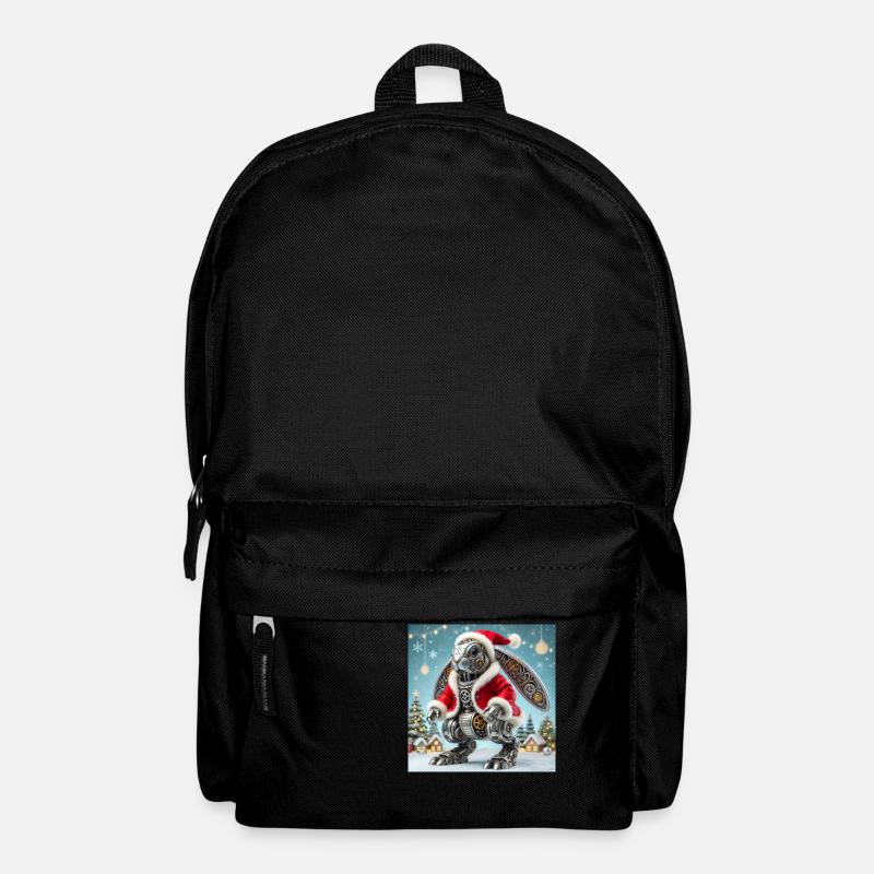 Weihnachtshase - Rucksack - Schwarz