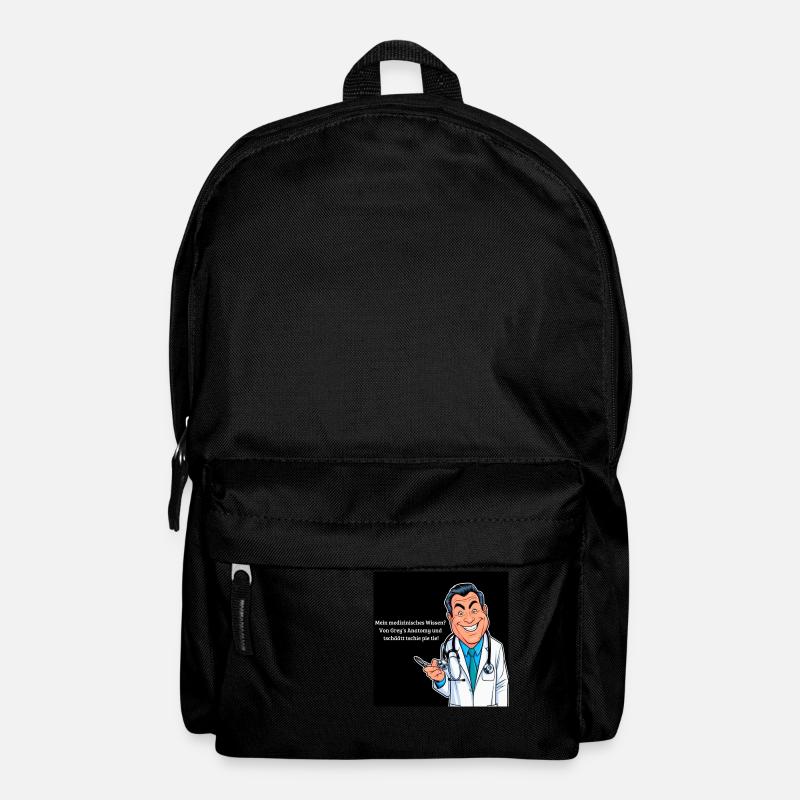 Lustige Ärzte - Rucksack - Schwarz