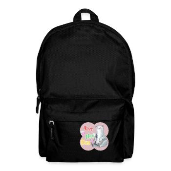 Have a nice day white - Backpack - black - Front
