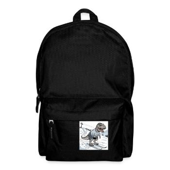 Ski-Rex, T-Rex - Rucksack - Schwarz - Vorne