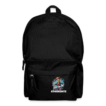 Stockente lustige Ente - Rucksack - Schwarz - Vorne
