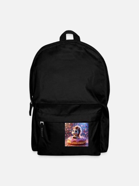 Zuckerwölkchen super süß - Rucksack - Schwarz