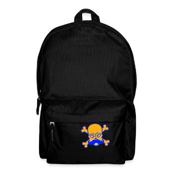 Mr Sir Mr Beard Skull Skull Bone Skeleton - Backpack - black - Front