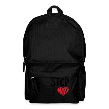 Pas de haine Aversion Stop Haine Anti Haine - Sac à dos - noir - Devant