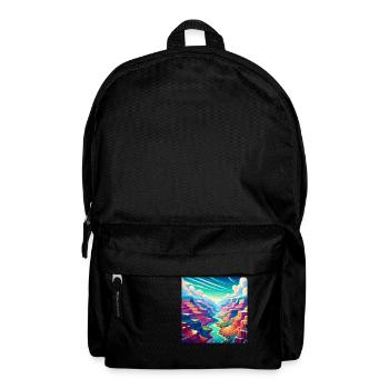 Colorful Canyon - Backpack - black - Front