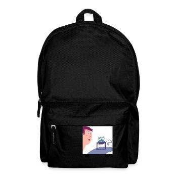 Art autiste - Valeurs mobilières - Sac à dos - noir - Devant