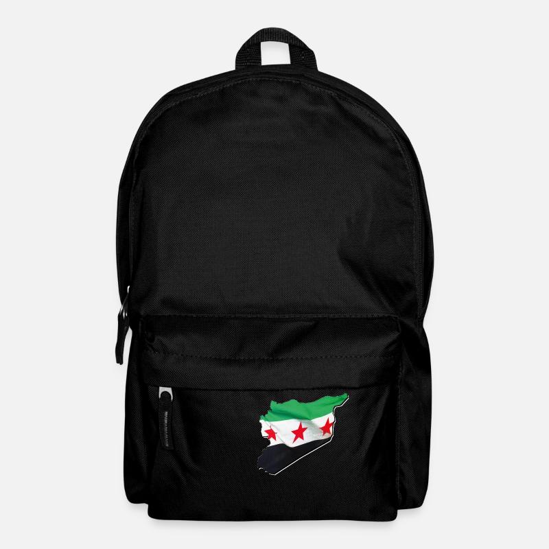 Drapeau de la Syrie en Syrie Carte 2 - Sac à dos - noir