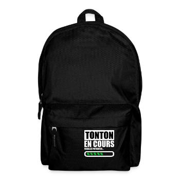 Onkel (bitte warten) - Rucksack - Schwarz - Vorne
