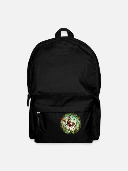 Spinnen-Fee - Rucksack - Schwarz