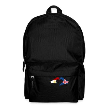 Égypte Islande Drapeau Mains Coeur Forme - Sac à dos - noir - Devant