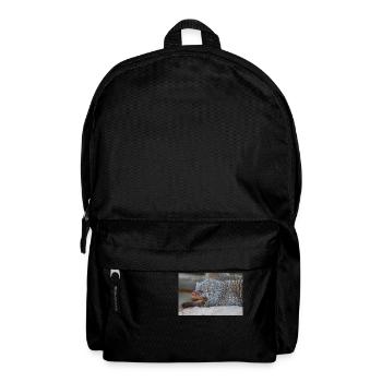 Gebänderte Manguste oder Zebramanguste Zebramanguste - Rucksack - Schwarz - Vorne
