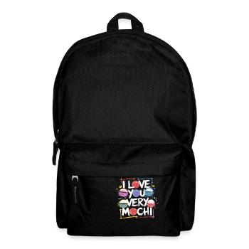 Süße Botschaft für Mochi Liebhaber - Rucksack - Schwarz - Vorne