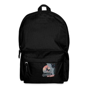 Grimpeur Par passion - Sac à dos - noir - Devant