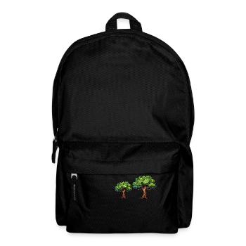 Bäume Baum Natur - Rucksack - Schwarz - Vorne