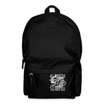 Motocross – Only full throttle counts - Backpack - black - Front