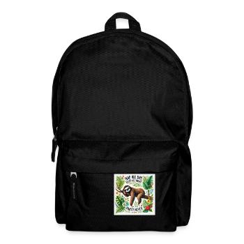 Nap All day sleep all night party never - Backpack - black - Front