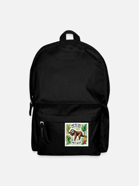 Nap All day sleep all night party never - Backpack - black