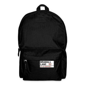 Sheffield Football Team Bramall Lane Street Sign - Backpack - black - Front
