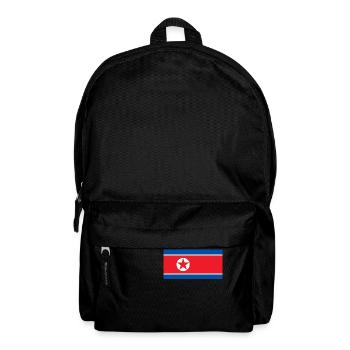 Nordkorea - Rucksack - Schwarz - Vorne