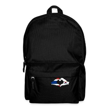 Thaïlande Corée du Sud Drapeau Mains Coeur Forme - Sac à dos - noir - Devant