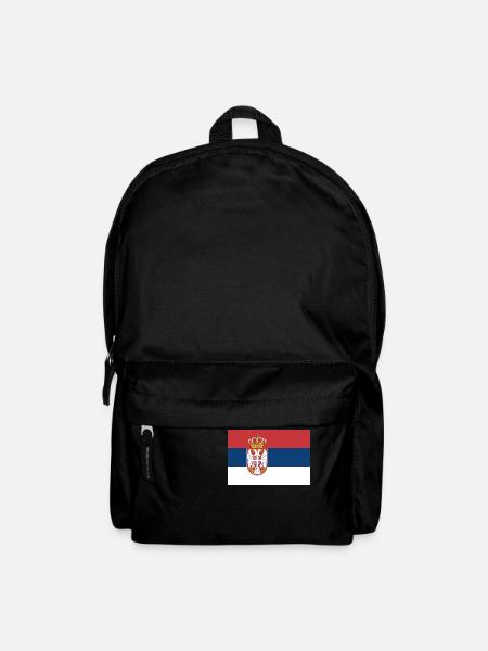 Serbien - Rucksack - Schwarz