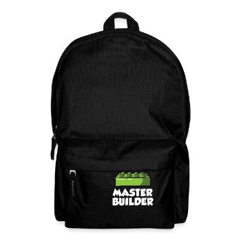 Brick Builder Brick Building Master Builder - Backpack - black - Front