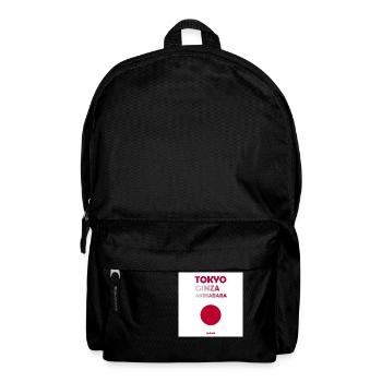 Tokio, Japan - Rucksack - Schwarz - Vorne