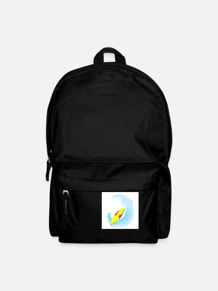 Surfbrett - Rucksack - Schwarz