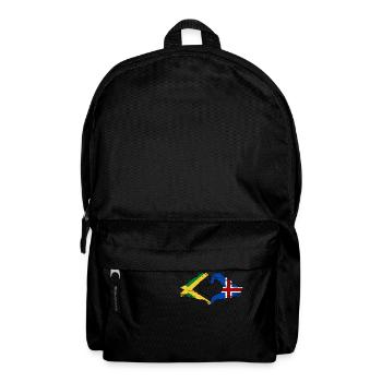 Jamaica Island Hands Heart Shape Used - Backpack - black - Front
