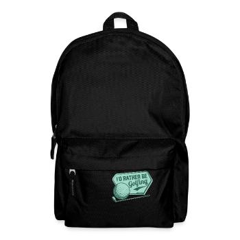 Je préfère jouer au golf Golf - Sac à dos - noir - Devant