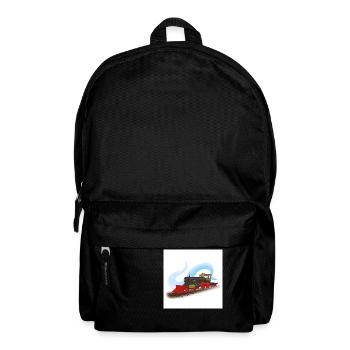 Dampflokomotive - Rucksack - Schwarz - Vorne