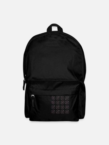 Lila muster - Rucksack - Schwarz