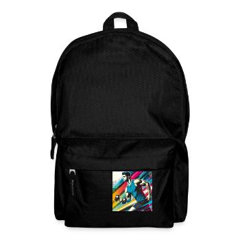 Sporty man - Backpack - black - Front