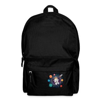 Weltraum Hamster Astronaut - Rucksack - Schwarz - Vorne