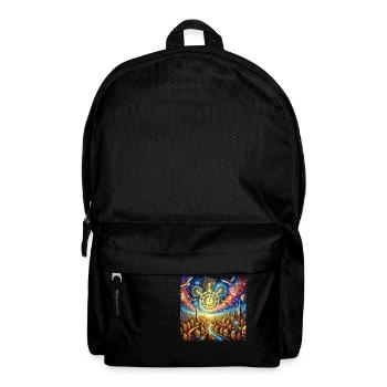 Die Uhr des Himmels - Rucksack - Schwarz - Vorne