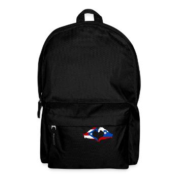 Porto Rico Slovénie Drapeau Mains Coeur Forme - Sac à dos - noir - Devant